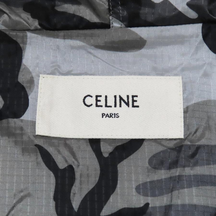 未使用 22AW CELINE セリーヌ エディ期 カモフラ プルオーバー ナイロンジャケット ウィンドブレーカー 44 グレー 2W732153Q メンズ 古着 中古 | CELINE | 09