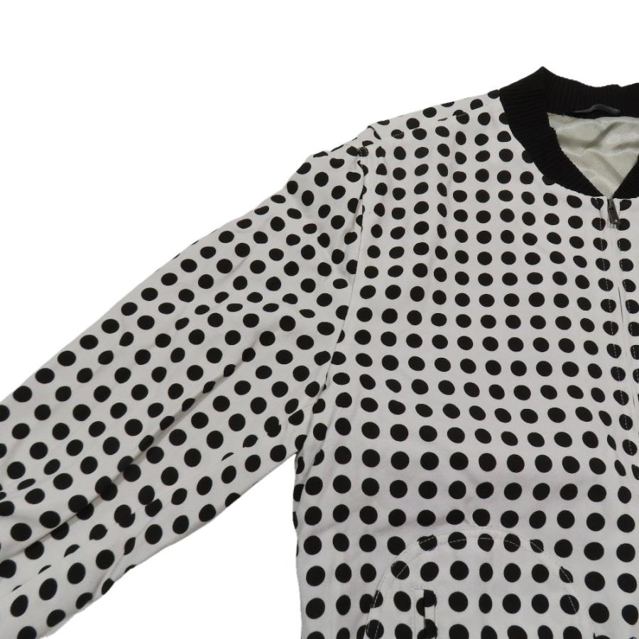 未使用 DOLCE&GABBANA ドルチェアンドガッバーナ ドット ブルゾン ジャケット ジップアップ 52 オフホワイト ブラウン メンズ 古着 中古 | DOLCE&GABBANA | 04
