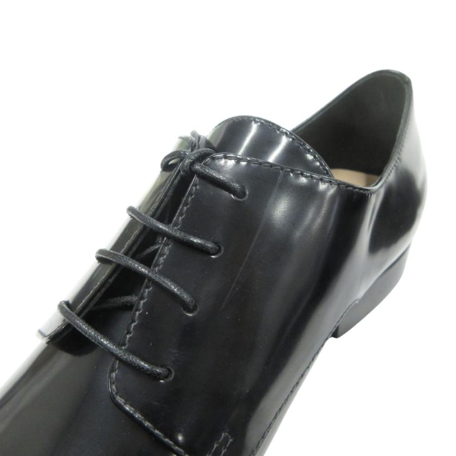 未使用 Christian Dior クリスチャンディオール ドレス ダービー シューズ 靴 ビジネス パーティ -サイズ38 23cm 黒 ブラック レディース 古着 中古_8