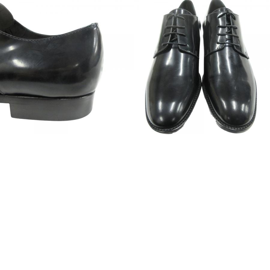 未使用 Christian Dior クリスチャンディオール ドレス ダービー シューズ 靴 ビジネス パーティ -サイズ38 23cm 黒 ブラック レディース 古着 中古_9