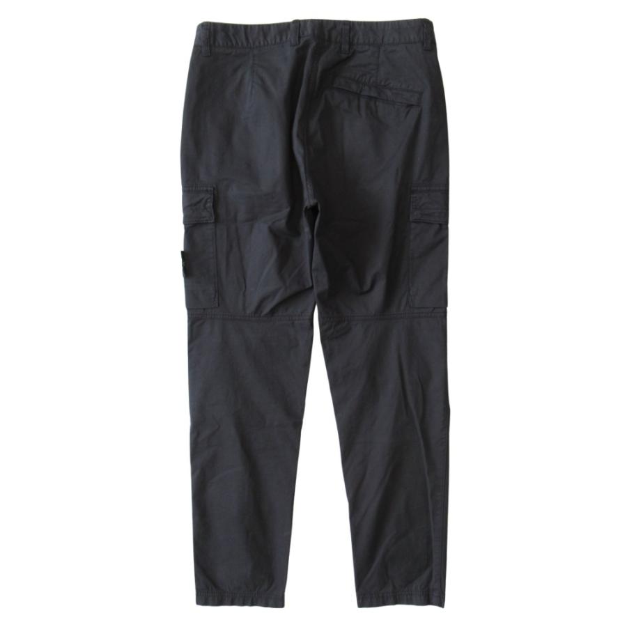 【未使用】ストーンアイランド カーゴ コンパスバッジ ロゴ ユーズドW30ブルー STONE ISLAND（ストーン アイランド） 美品 カーゴ パンツ コンパス