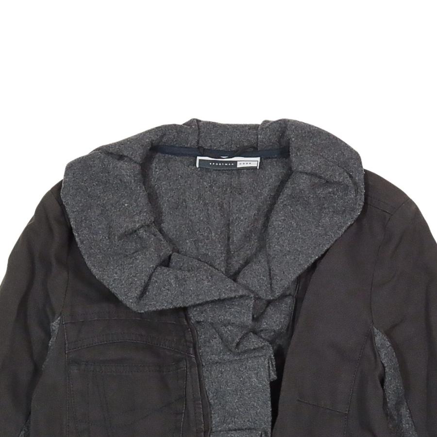 SPORTMAX CODE スポーツ マックスコード マックスマーラ ウール 切替 ブルゾンジャケット フリル襟 アウター 40 グレー レディース 古着 中古 |  | 03