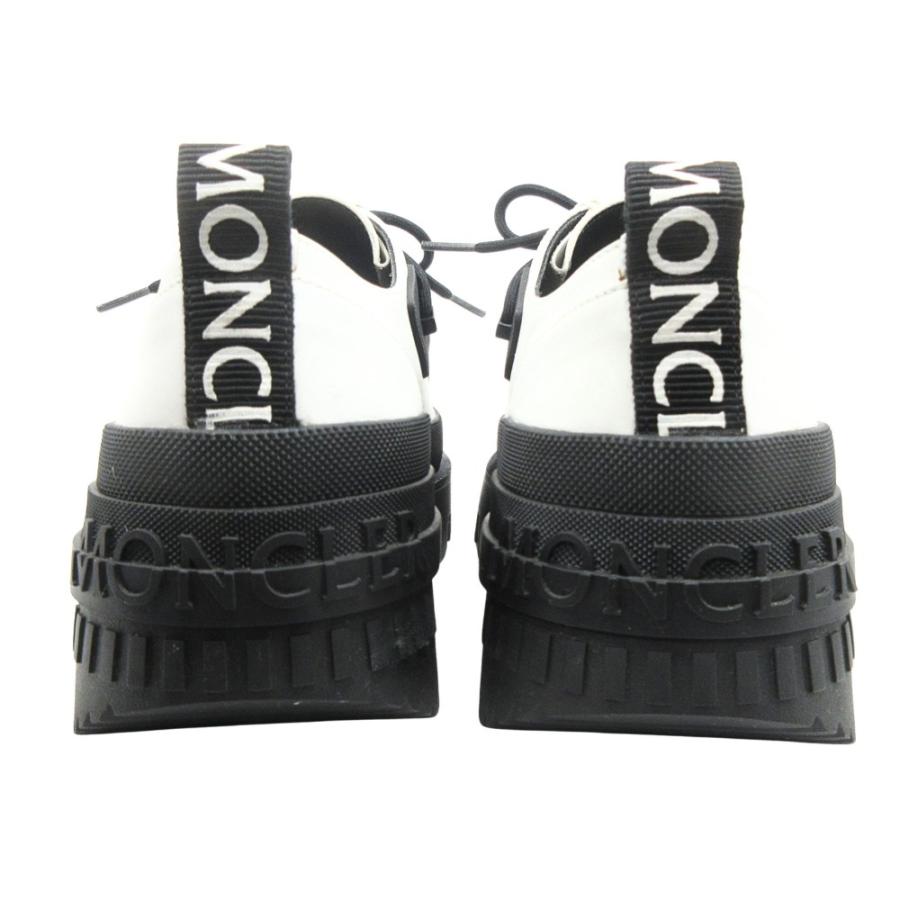 未使用 MONCLER モンクレール Mon Wallabee ワラビー ブーツ シューズ 靴 レザー バイカラー ロゴ サイズ35 22cm 白 黒 レディース 古着 中古 | MONCLER | 03