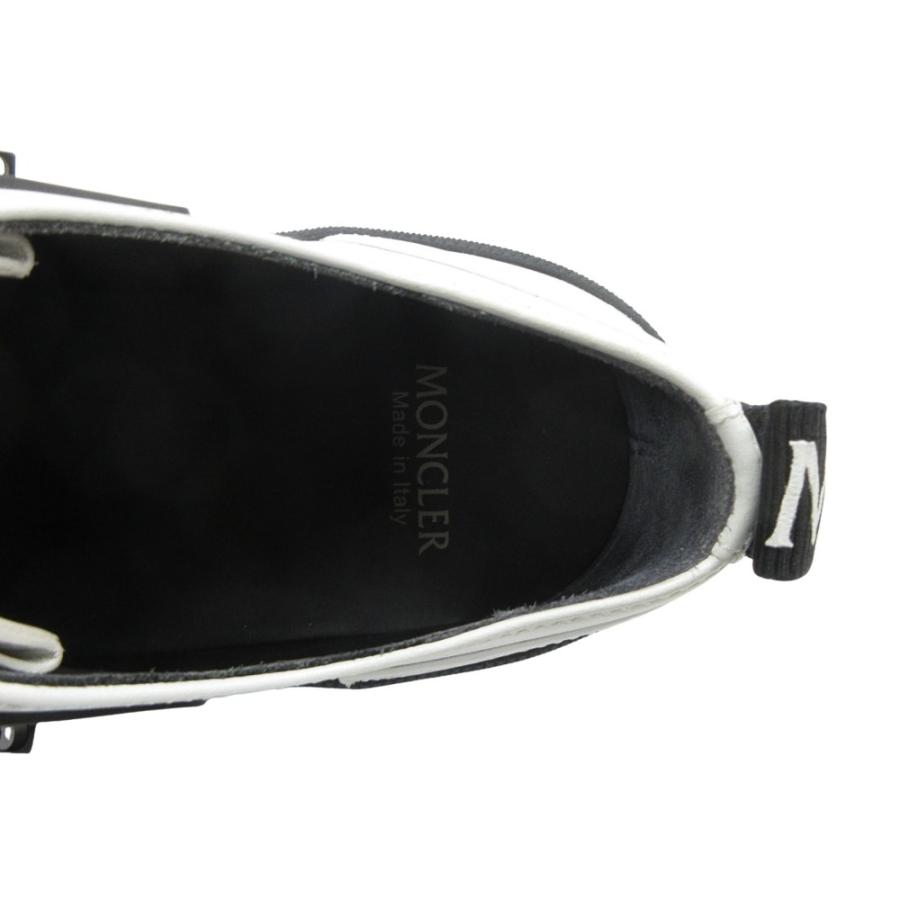 未使用 MONCLER モンクレール Mon Wallabee ワラビー ブーツ シューズ 靴 レザー バイカラー ロゴ サイズ35 22cm 白 黒 レディース 古着 中古 | MONCLER | 05