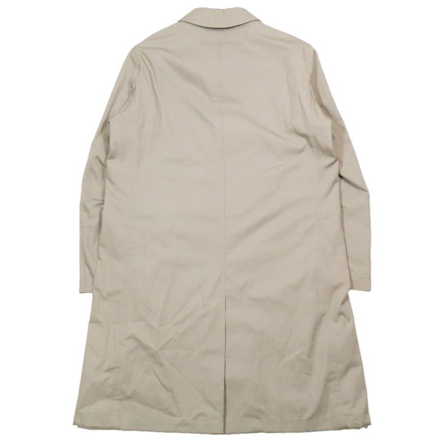 美品 HERNO ヘルノ ステンカラー スプリングコート ロング ジャケット ブルゾン 背抜き コットン100％ 48 サンドベージュ メンズ 古着 中古 | HERNO | 01