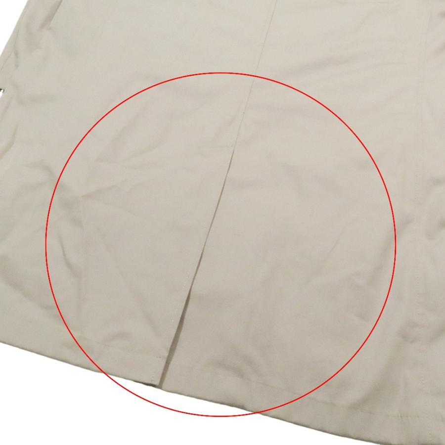 美品 HERNO ヘルノ ステンカラー スプリングコート ロング ジャケット ブルゾン 背抜き コットン100％ 48 サンドベージュ メンズ 古着 中古 | HERNO | 09