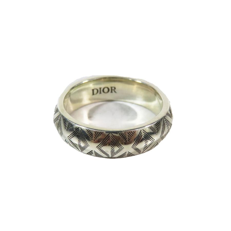 新品同様 新品仕上げ済 DIOR ディオール CD ダイアモンド ロゴ リング