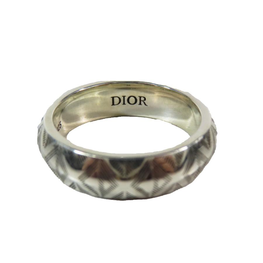 新品同様 新品仕上げ済 DIOR ディオール CD ダイアモンド ロゴ リング