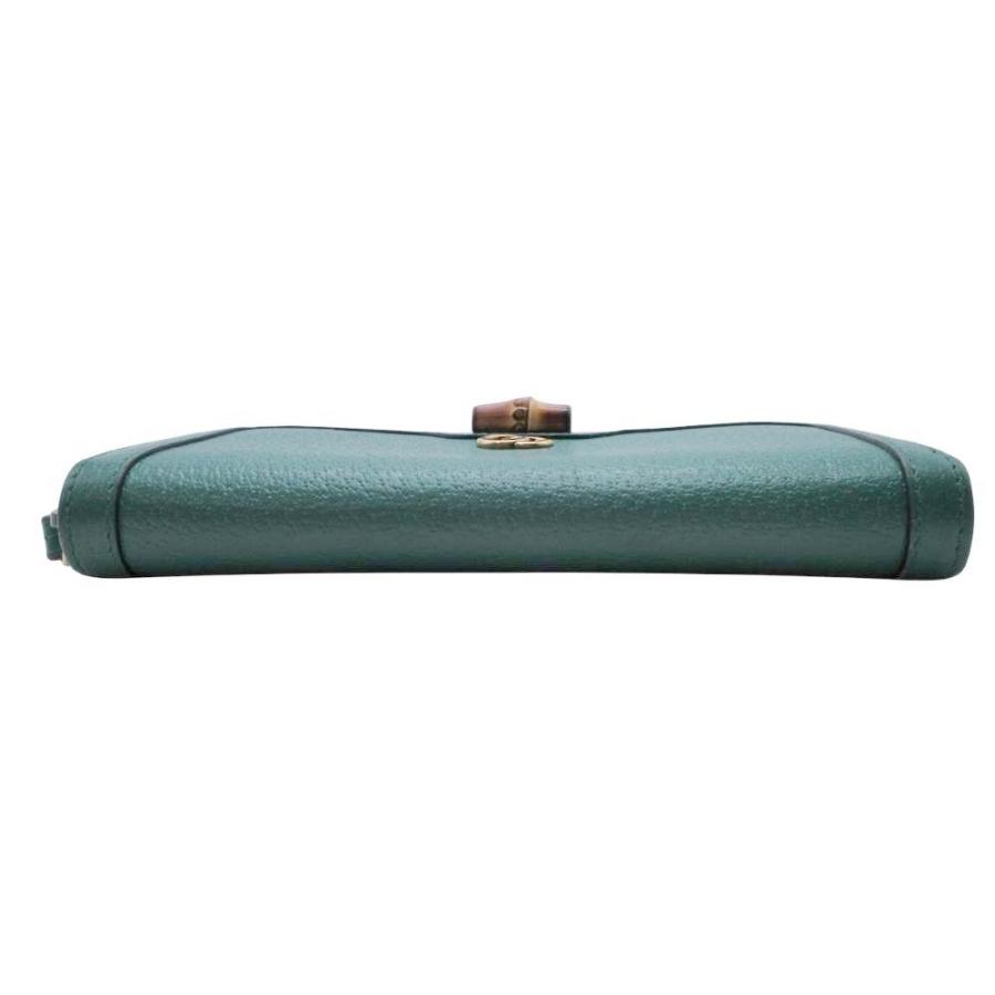 GUCCI（グッチ） 美品 ダブルGロゴ バンブー 長財布 ロングウォレット