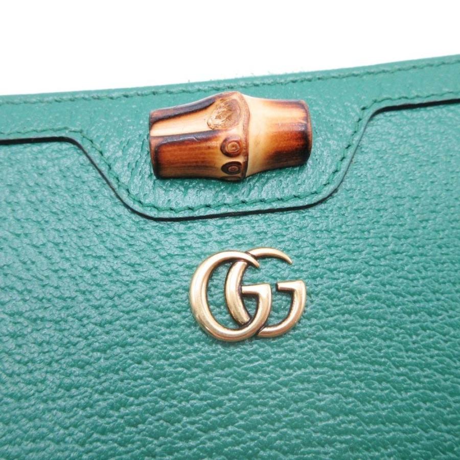 GUCCI（グッチ） 美品 ダブルGロゴ バンブー 長財布 ロングウォレット