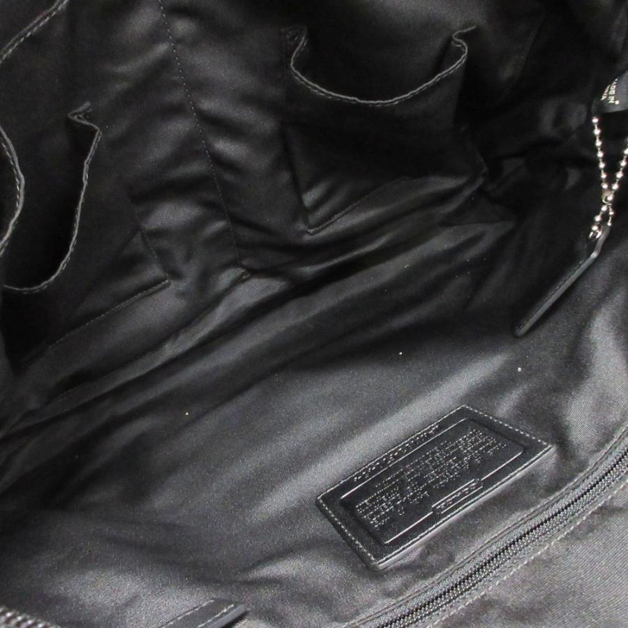 COACH（コーチ） 良品 シグネチャー 切替 レザー ビジネス ブリーフ