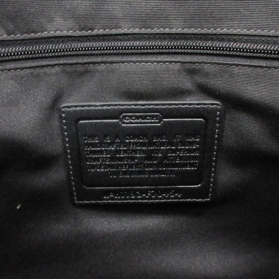 COACH（コーチ） 良品 シグネチャー 切替 レザー ビジネス ブリーフ