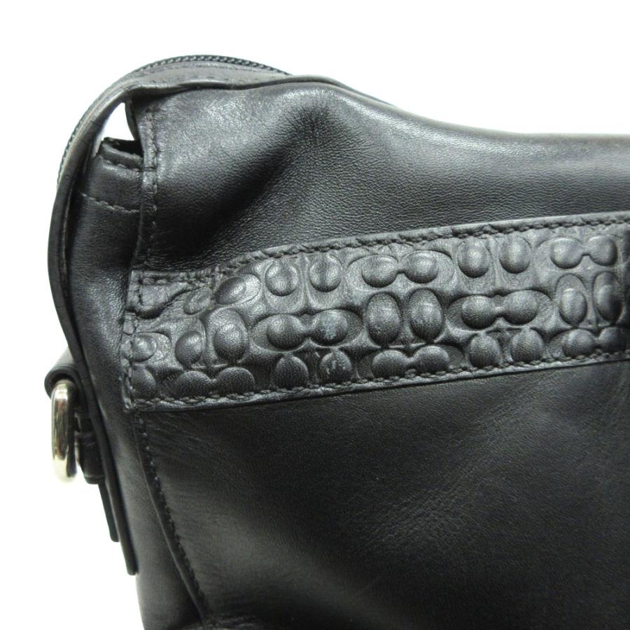 COACH（コーチ） 良品 シグネチャー 切替 レザー ビジネス ブリーフ