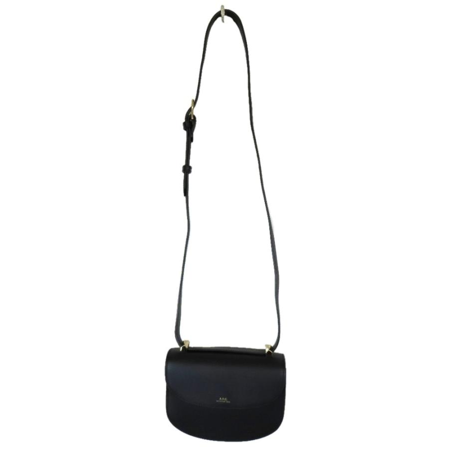 新品同様 A.P.C  アーペーセー SAC GENEVE MINI レザー サックジュネーヴミニ ショルダーバッグ クロスボディ カバン ブラック レディース 古着 中古 | A.P.C. | 04