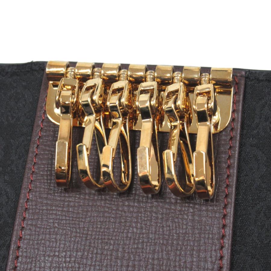 dunhill（ダンヒル） 新品同様 レザー 6連 キーケース キーリング ロゴ