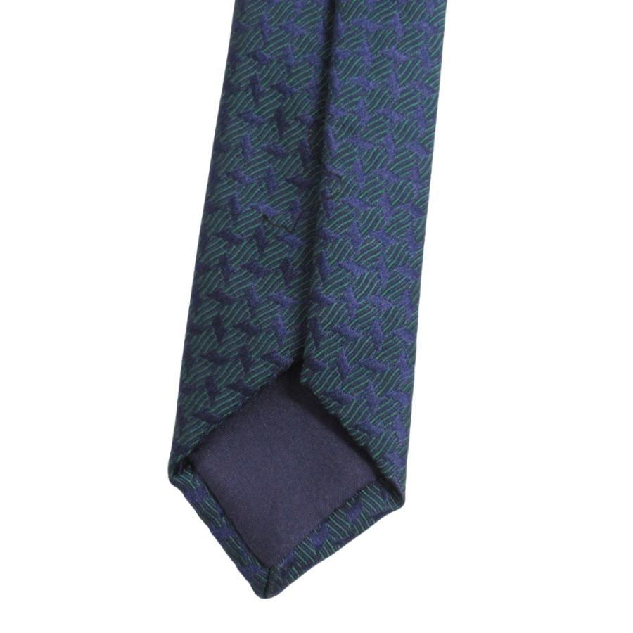 【Charvet】 ネイビー ネクタイ 美品 Charvet シャルベ 総柄 シルク ネクタイ レギュラータイ スーツ