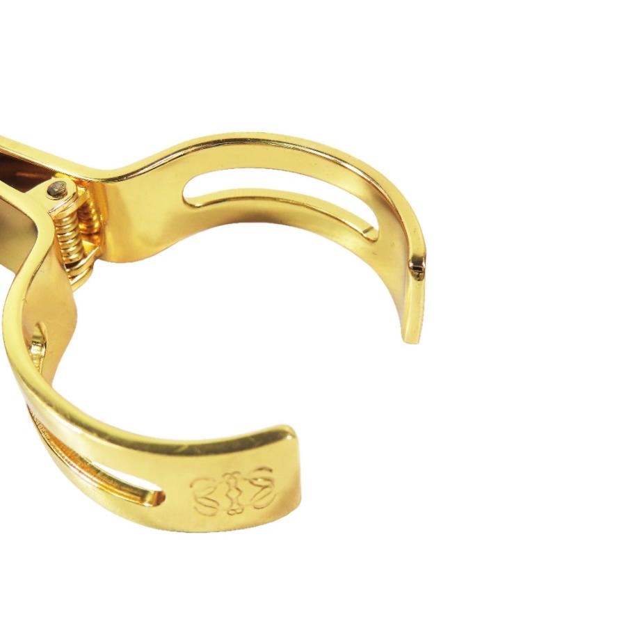 新品同様 LOEWE ロエベ アナグラム グローブホルダー バッグチャーム クリップ キーホルダー ロゴ ヴィンテージ アクセサリー ゴールド メンズ レディース 古着 | LOEWE | 02