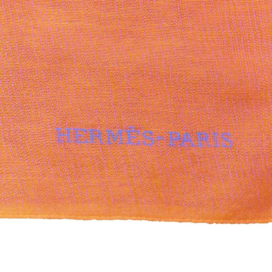 HERMES（エルメス） 美品 カシミヤ シルク カシシル 大判 ストール