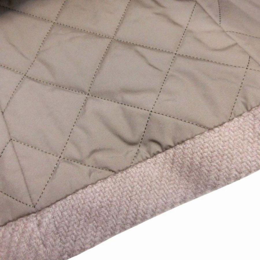 未使用 HERMES エルメス 23aw カシミヤ100％ ダブルライダース ジャケット ブルゾン コート メドール金具 38 ベージュ レディース 古着 中古の画像