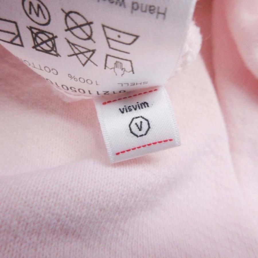 美品 VISVIM ビズビム 21ss JUMBO SWEAT ジャンボ スウェット プルオーバー トップス 裏毛 ウォッシュ 3 ベビーピンク メンズ 古着 中古 | visvim | 04