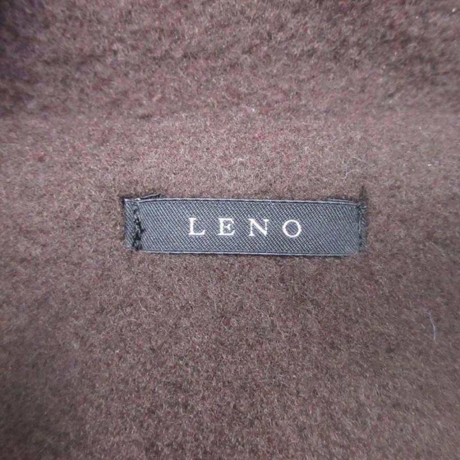 LENO 美品 リノ 20aw ウールカシミヤ メルトン ロング ダッフルコート