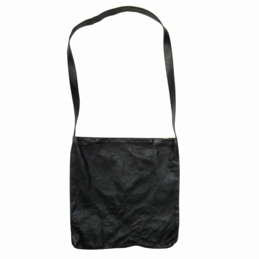 新品同様 VISVIM ビズビム 24ss RECORD BAG DMGD IT VEG.H 馬革 レコードバッグ ダメージ加工 ホースレザー カバン 鞄 黒 ブラック メンズ 古着 中古 USED visvim（ヴィズヴィム） 新品同様 ビズビム 24ss RECORD BAG DMGD IT
