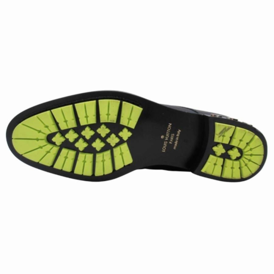 美品 LOUIS VUITTON ルイヴィトン 19ss ドレスシューズ ダービーシューズ ロゴ ドロストシューレース 革靴 6/25.0cm 黒 ブラック メンズ 古着 中古 | LOUIS VUITTON | 05