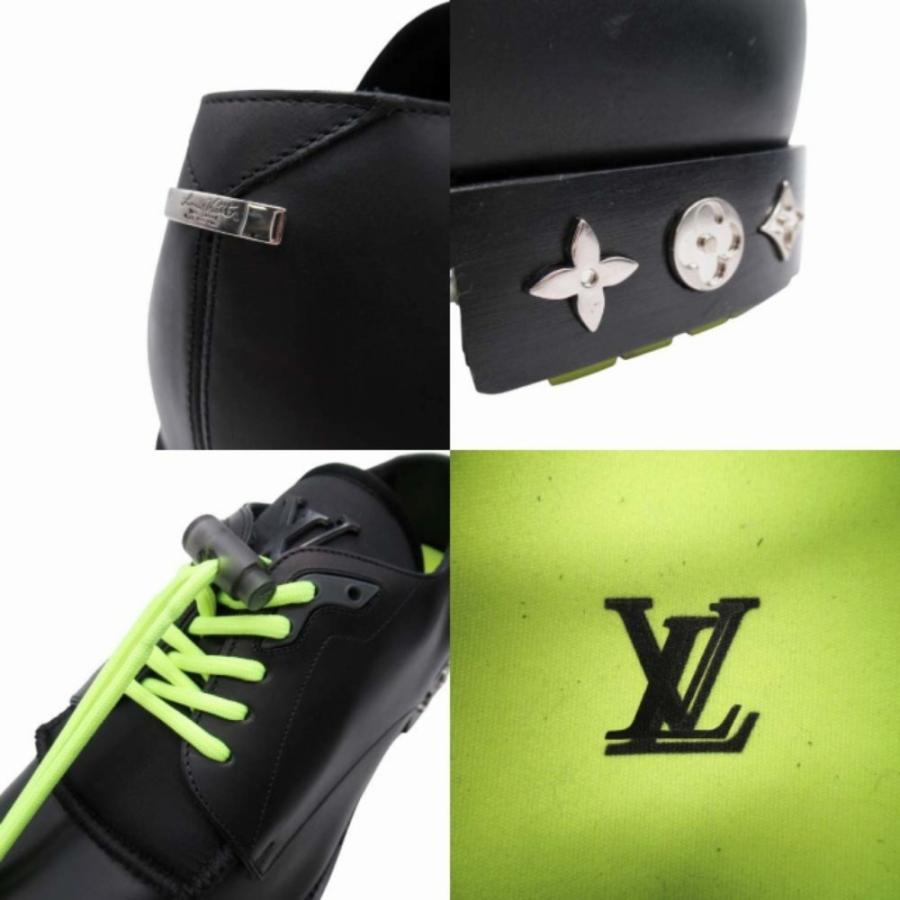 美品 LOUIS VUITTON ルイヴィトン 19ss ドレスシューズ ダービーシューズ ロゴ ドロストシューレース 革靴 6/25.0cm 黒 ブラック メンズ 古着 中古 | LOUIS VUITTON | 06