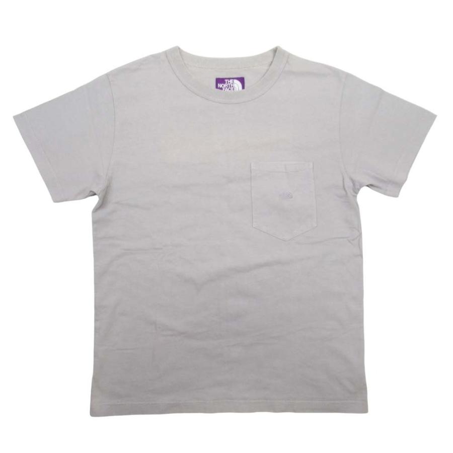 良品 THE NORTH FACE PURPLE LABEL ザノースフェイスパープルレーベル NT3103N 7oz H/S Pocket Tee Tシャツ S グレー レディース 古着 中古 | THE NORTH FACE PURPLE LABEL