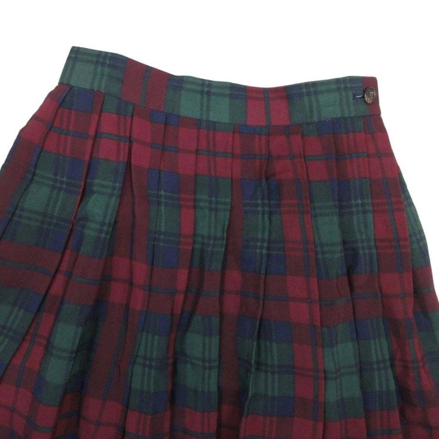 美品 RALPH LAUREN ラルフローレン タータンチェック プリーツスカート スカーフ柄 タック ロングスカート 7 マルチカラー レディース 古着 中古 |  | 02