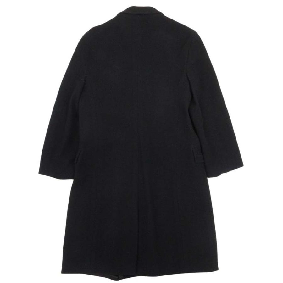 JIL SANDER ジルサンダー メルトンウール チェスターコート ロングコート ジャケット アウター 38 黒 ブラック レディース 古着 中古 | JIL SANDER | 01