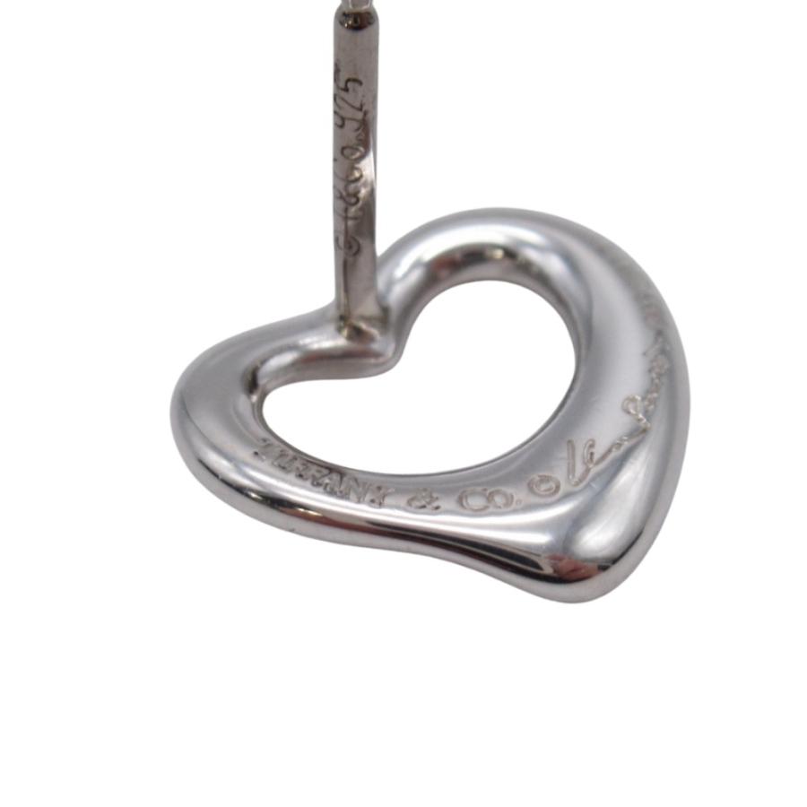 新品同様 TIFFANY&Co. ティファニー エルサペレッティ オープンハート スタッドピアス アクセサリー ジュエリー 925 シルバー レディース 古着 中古_4