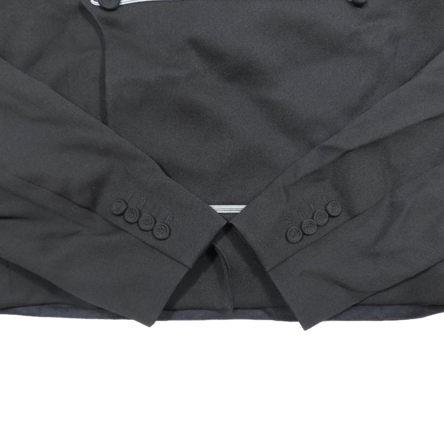 新品同様 DIOR ディオール ナポレオンジャケット ダブルブレスト ショートコート クロップド ウール カシミヤ 長袖 50 ブラック  メンズ 古着 中古 |  | 04