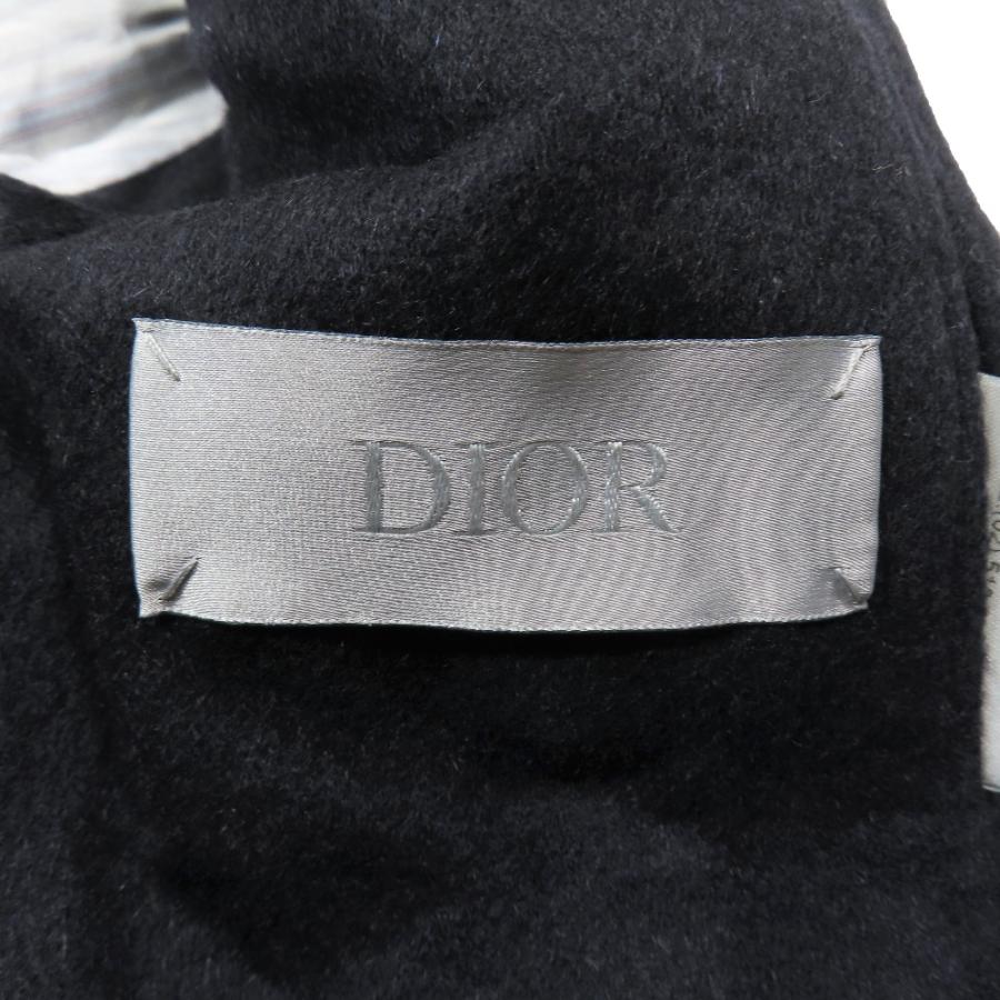 新品同様 DIOR ディオール ナポレオンジャケット ダブルブレスト ショートコート クロップド ウール カシミヤ 長袖 50 ブラック  メンズ 古着 中古 |  | 06