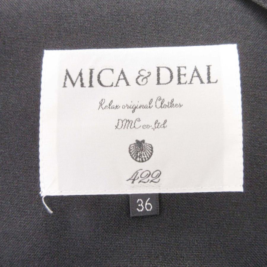 美品 MICA&DEAL マイカアンドディール キャミ型 オールインワン サロペット テーパードシルエット コンビネゾン 36 黒 ブラック レディース 古着 中古 | MICA&DEAL | 06
