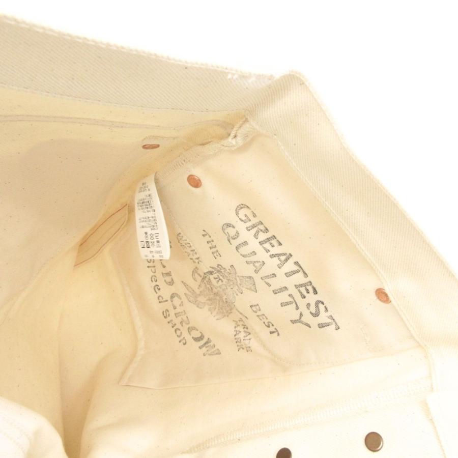 新品同様 OLD CROW オールドクロウ RODDER PANTS IVORY RIGID ロッダー