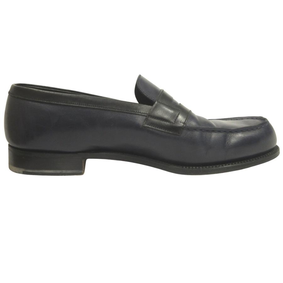 良品 J.M WESTON ジェイエムウエストン #180 シグニチャー ローファー ドレス シューズ 革靴 バイカラー 9E 28cm ネイビー ブラック メンズ 古着 中古 |  | 01