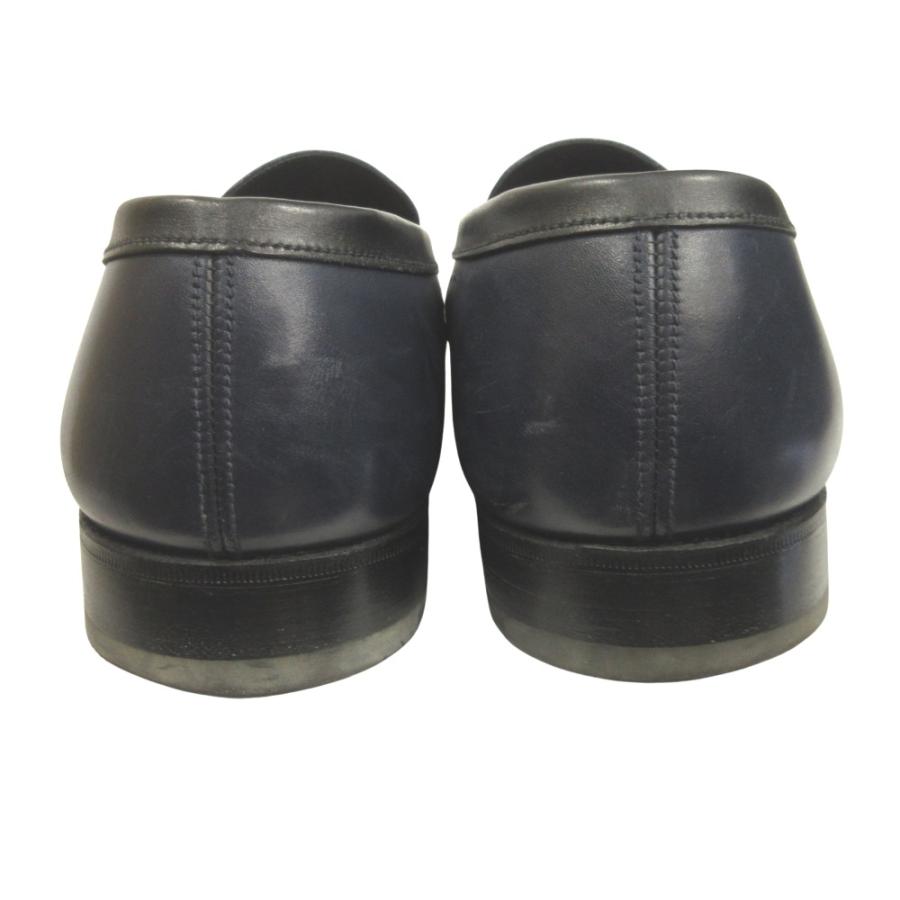 良品 J.M WESTON ジェイエムウエストン #180 シグニチャー ローファー ドレス シューズ 革靴 バイカラー 9E 28cm ネイビー ブラック メンズ 古着 中古 |  | 04