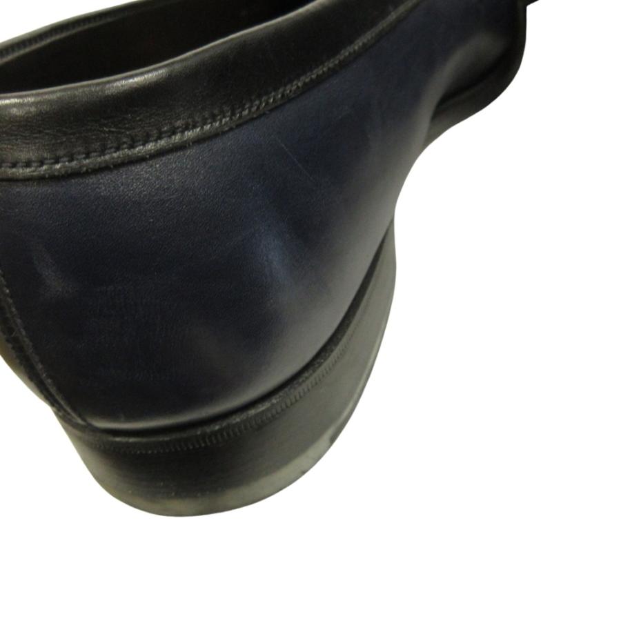 良品 J.M WESTON ジェイエムウエストン #180 シグニチャー ローファー ドレス シューズ 革靴 バイカラー 9E 28cm ネイビー ブラック メンズ 古着 中古 |  | 05