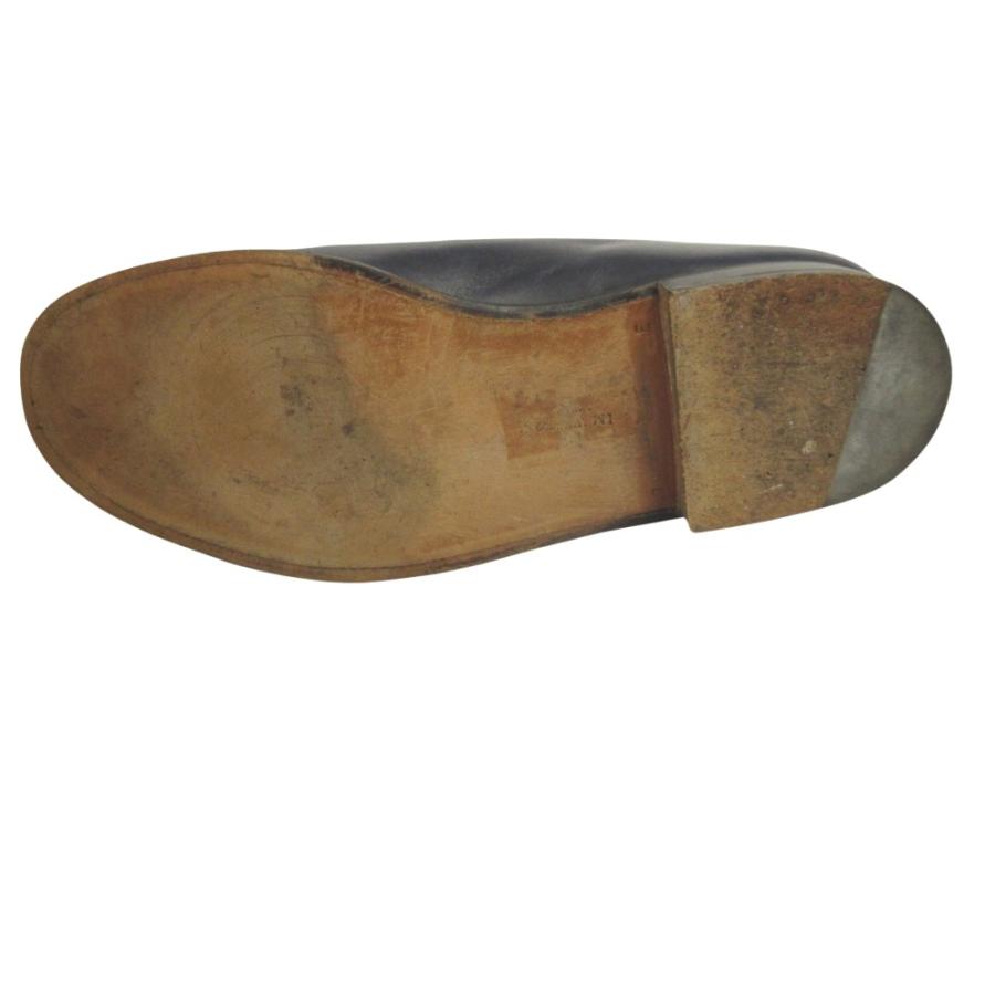 良品 J.M WESTON ジェイエムウエストン #180 シグニチャー ローファー ドレス シューズ 革靴 バイカラー 9E 28cm ネイビー ブラック メンズ 古着 中古 |  | 08