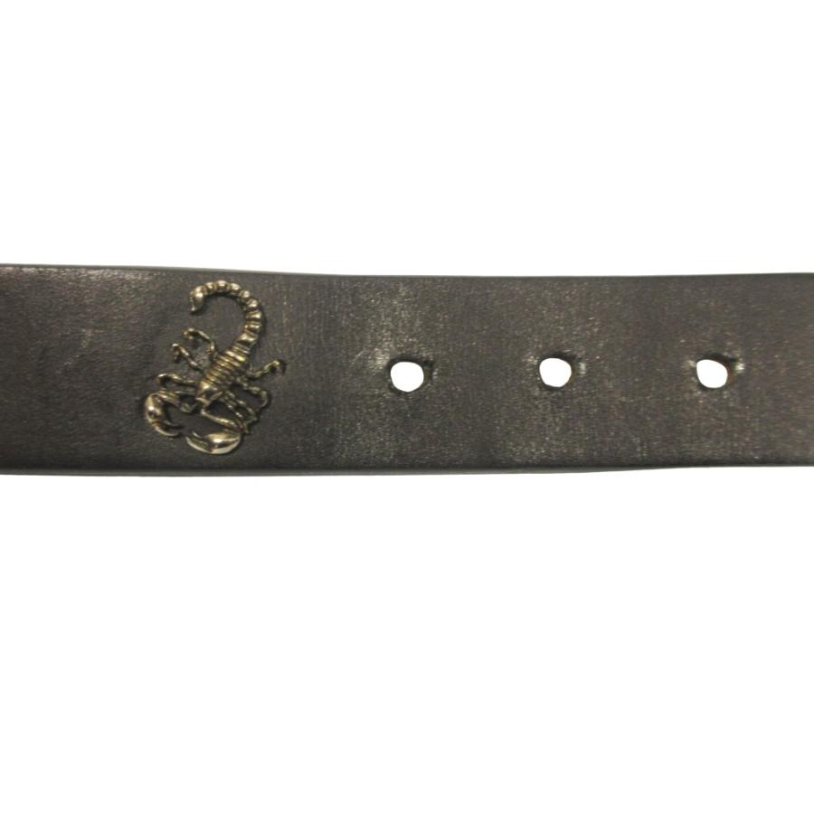 良品 JIMMY CHOO ジミーチュウ スコーピオン ベルト バックル レザー サソリ #95 黒 ブラック メンズ 古着 中古 USED JIMMY CHOO（ジミーチュウ） 良品 スコーピオン ベルト バックル