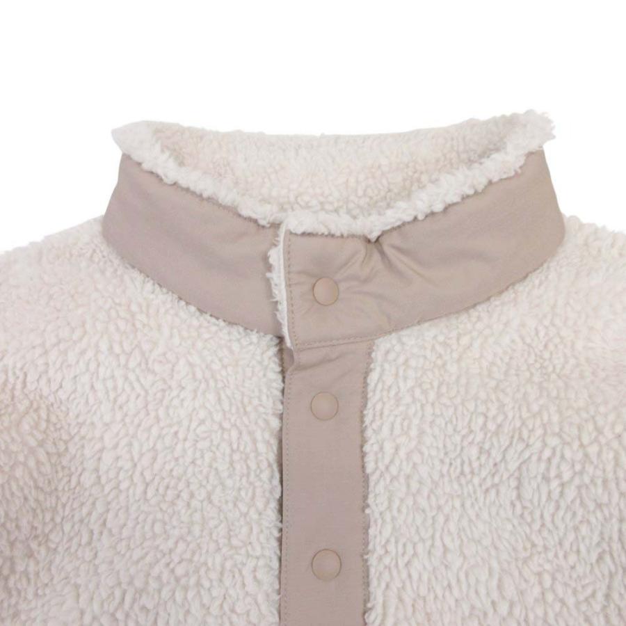 美品 UNIQLO White Mountaineering ユニクロ ホワイトマウンテニアリング 21aw フリース プルオーバー ジャケット L アイボリー メンズ 古着 中古 | ユニクロ | 02