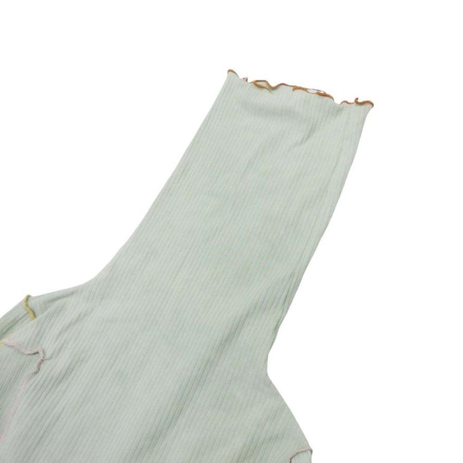 良品 Baserange ベースレンジ OMATO TURTLENECK TTOT タートルネック トップス 長袖 タイト ストレッチ インサイドアウト XS 緑 レディース 古着 中古 | BASERANGE | 03