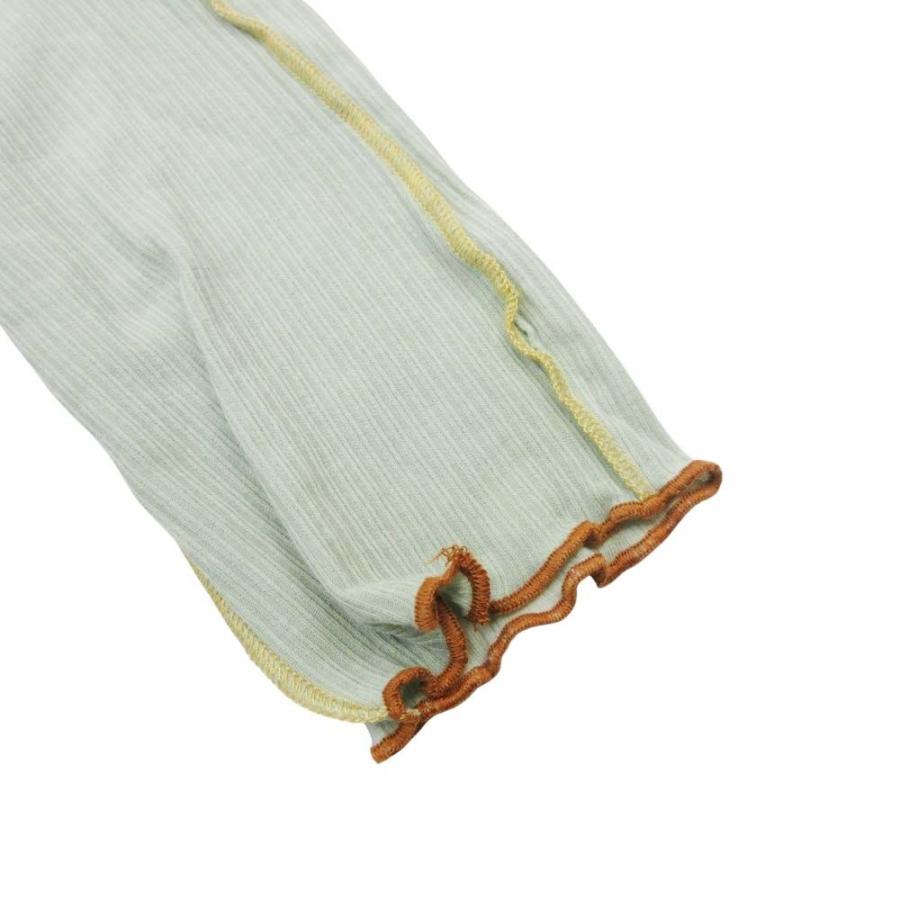 良品 Baserange ベースレンジ OMATO TURTLENECK TTOT タートルネック トップス 長袖 タイト ストレッチ インサイドアウト XS 緑 レディース 古着 中古 | BASERANGE | 04