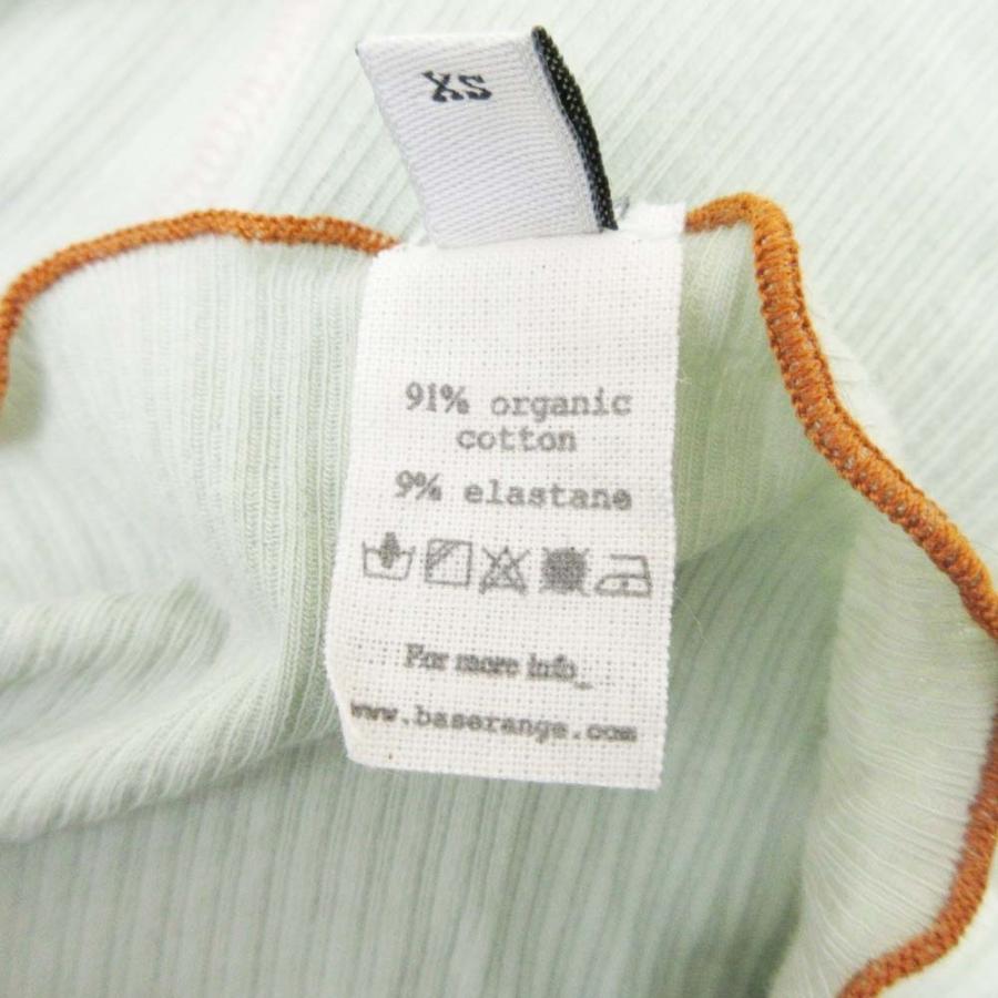 良品 Baserange ベースレンジ OMATO TURTLENECK TTOT タートルネック トップス 長袖 タイト ストレッチ インサイドアウト XS 緑 レディース 古着 中古 | BASERANGE | 06