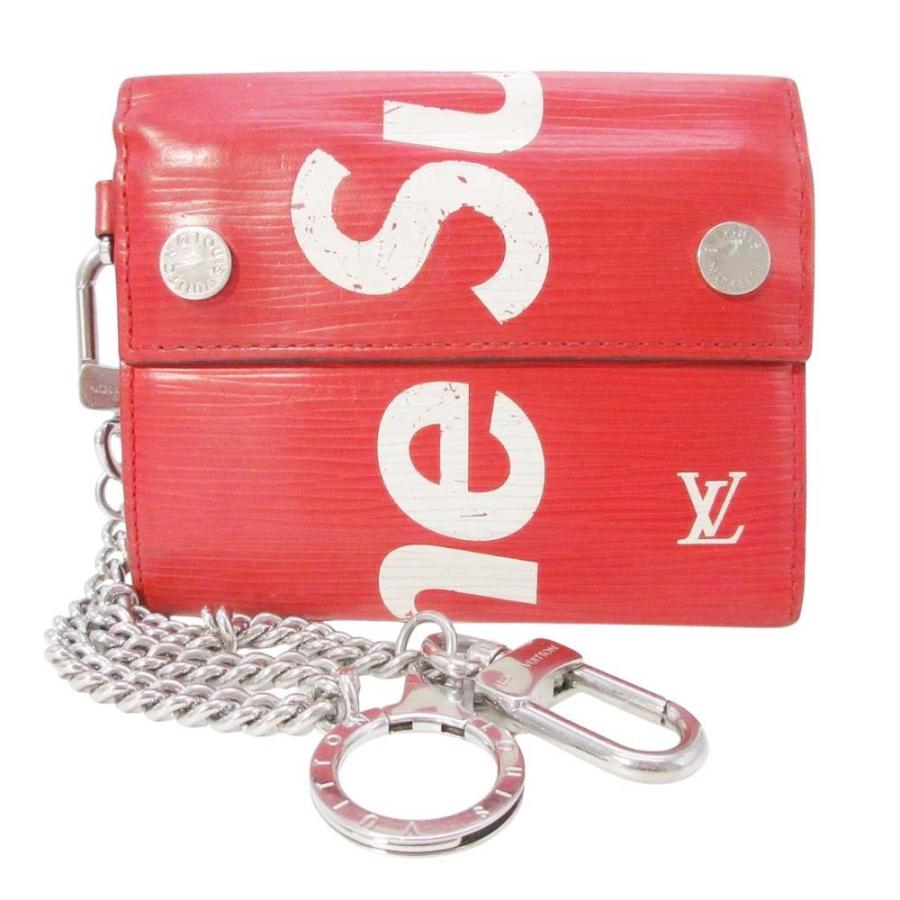 ルイヴィトン Louis Vuitton シュプリーム チェーンウォレット エピ M67755 赤 【69767】 LOUIS VUITTON（ルイ・ヴィトン） LOUIS VUITTON x Supreme