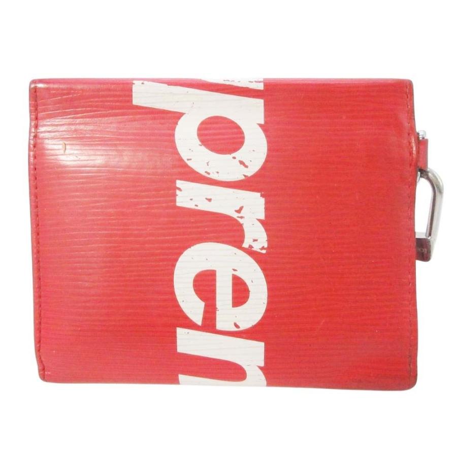 ルイヴィトン Louis Vuitton シュプリーム チェーンウォレット エピ M67755 赤 【69767】 ルイヴィトン LOUIS VUITTON Supreme チェーンコンパクトウォレット