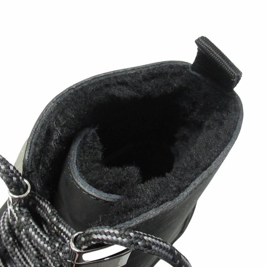 未使用 JIMMY CHOO ジミーチュウ BALDWYN ボールドウィン バケッタ レザー ショート ブーツ 裏シアリング 裏起毛 39 24cm ブラック メンズ 古着 中古 | JIMMY CHOO | 06