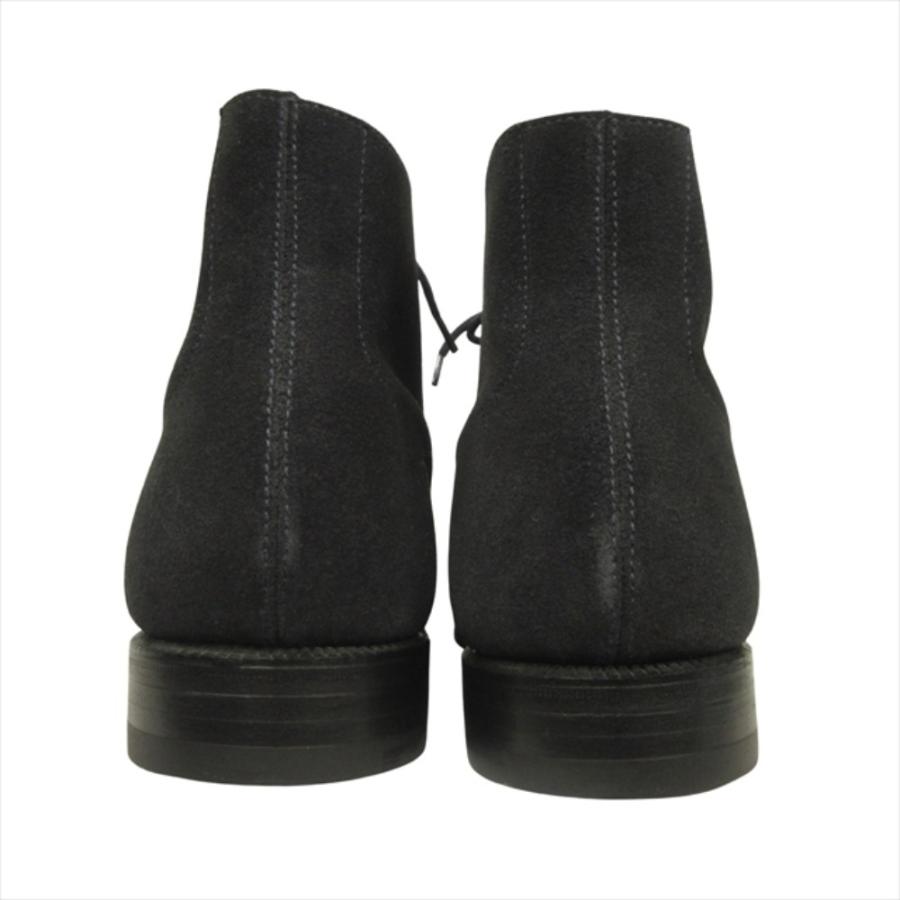 未使用 CROCKETT&JONES クロケットアンドジョーンズ CHUKKA チャッカ ブーツ シューズ スエードレザー サイズUK6D 24.5cm ネイビー メンズ 古着 中古 | CROCKETT&JONES | 03