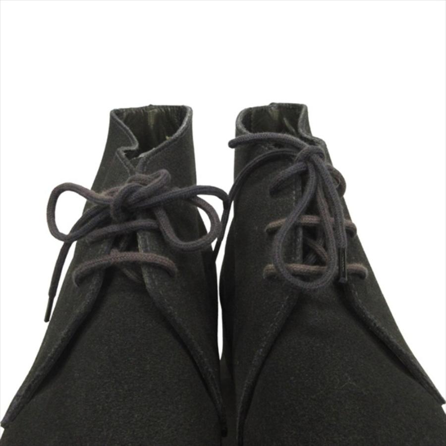 未使用 CROCKETT&JONES クロケットアンドジョーンズ CHUKKA チャッカ ブーツ シューズ スエードレザー サイズUK6D 24.5cm ネイビー メンズ 古着 中古 | CROCKETT&JONES | 04